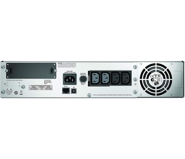 APC SMT1500RMI2UNC SMART 1500VA/1000W Rack 2U z kartą sieciową AP9631 - 545968 - zdjęcie 2